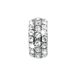 Brighton Silver Glitter Spacer Bead JC1480