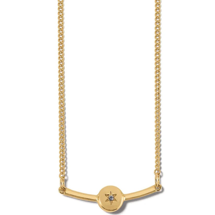 Brighton Illumina Bar Gold Necklace JM1802