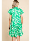 Jodifl Kelly Green Print Dress