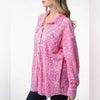 Velvet & Sequin Shirt - Pink