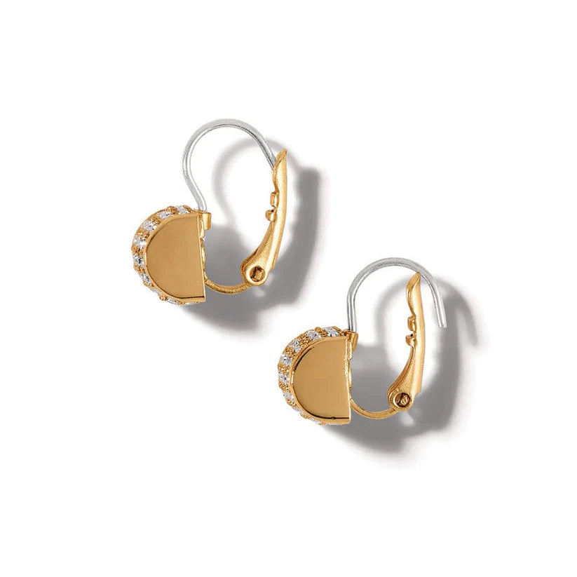 Brighton Meridian Leverback Gold Earrings JE2821