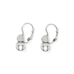 Brighton Silver Meridian Petite Leverback Earrings JA9884