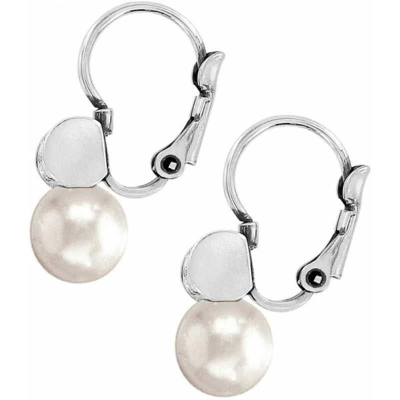 Brighton Meridian Petite Pearl Leverback Earrings JA1302