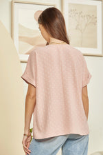 Andree Peach VNeck Top