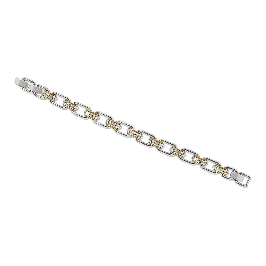 Brighton Mosaic Two Tone Links Bracelet JF0270