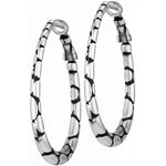 Brighton Pebble Oval Hoop Earrings JE0350