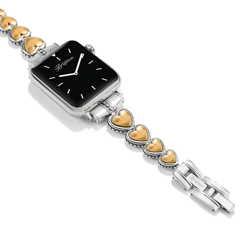 Brighton Pretty Tough Two Tone Heart Watch Band W30612