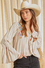 Savanna Jane Bell Sleeve Top