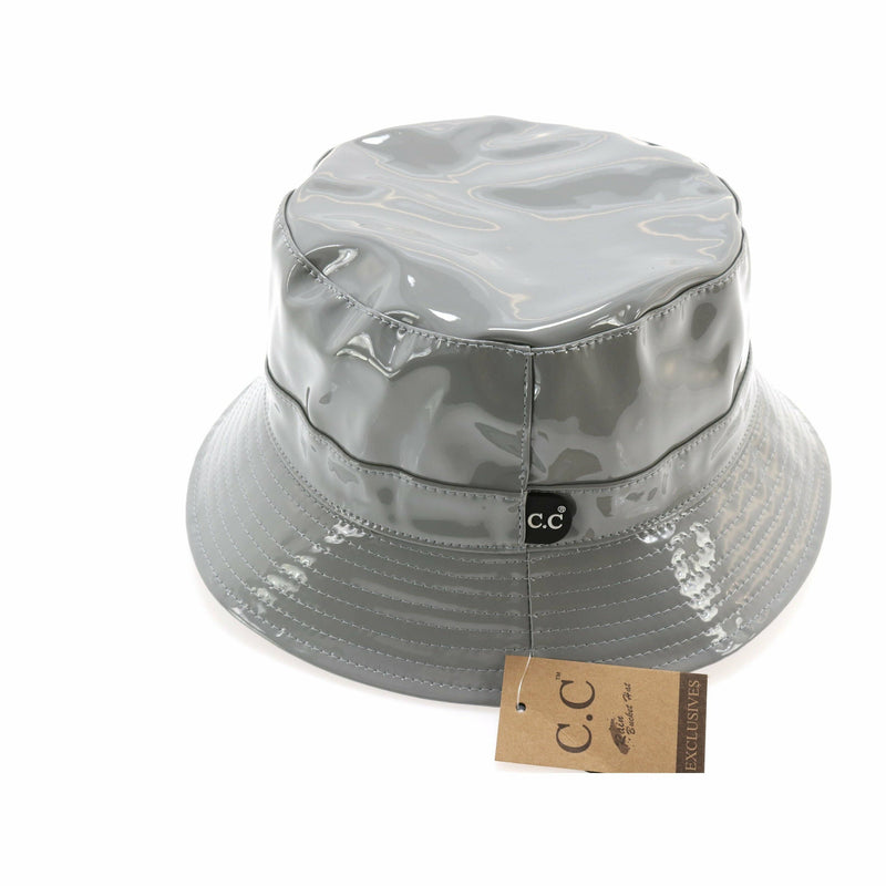 Shiny Rain Bucket CC Hat Grey