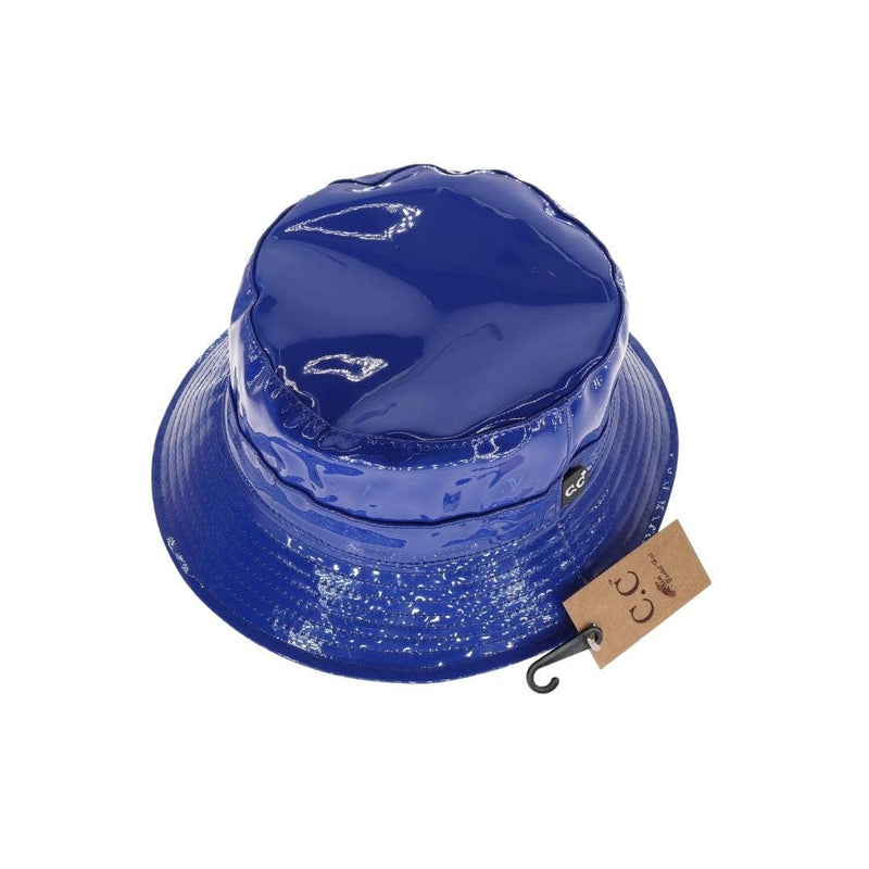 Shiny Rain Bucket CC Hat Royal