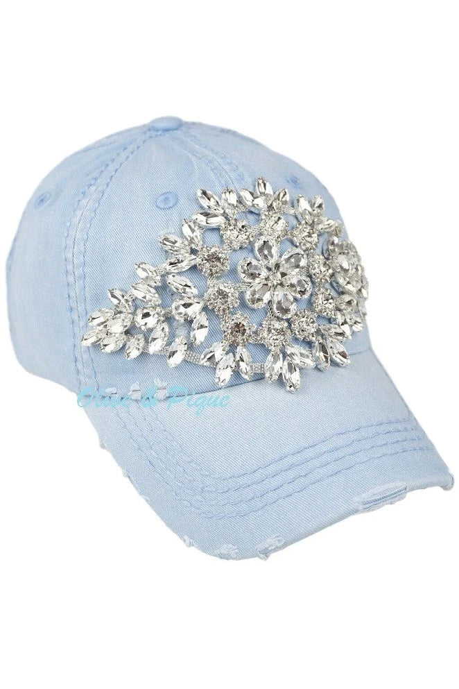 Raider Blue Glitz Cap