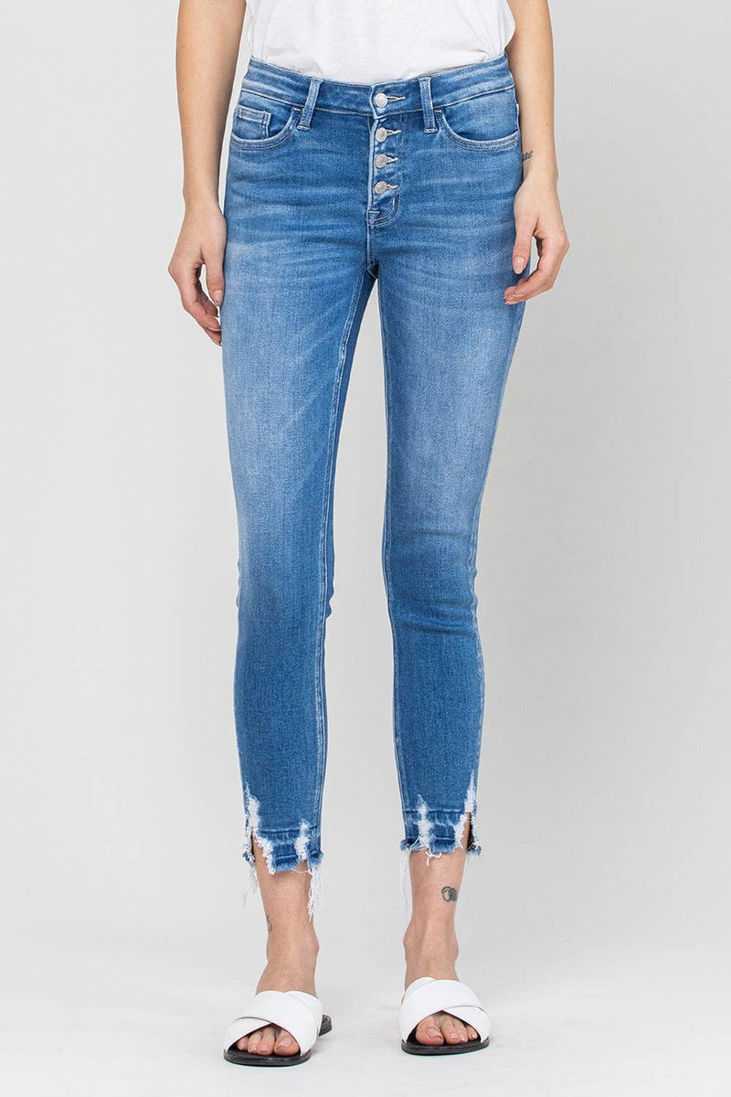 Vervet Jessica Mid Rise Crop Skinny