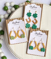 Lucky St. Patrick’s Day Clay Earrings