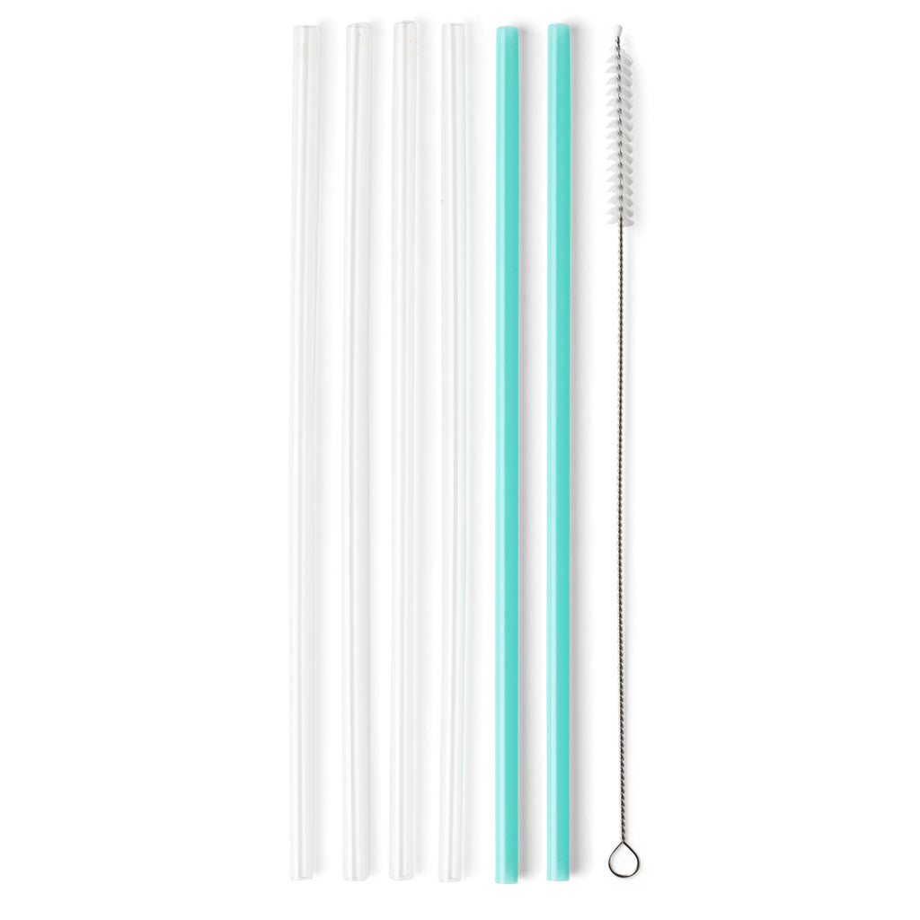 11 Bright Color Reusable Straws : Set of 24 Straws - Exit9 Gift Emporium