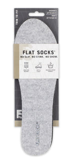 Flat Socks - Small Lt Heather