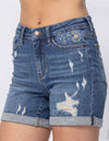 Judy Blue Dandi Mid Rise Shorts